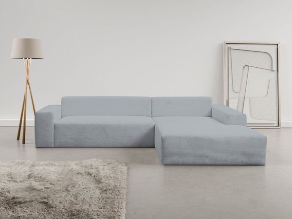 WERK2 Ecksofa Zeus-XL, Curvy Trend Garnitur mit urbaner Optik