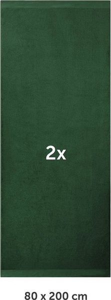 Blumtal Badetücher Premium weiche Frottier 2er Set mit Aufhängschlaufen, Frottee (2-St), Baumwolle Oeko-TEX Zertifiziert, saugstark Bild 2