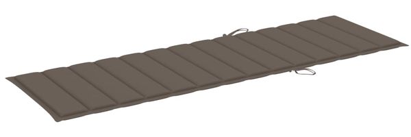 vidaXL Sonnenliege mit Taupe Auflage Imprägniertes Kiefernholz 3065827 Bild 5