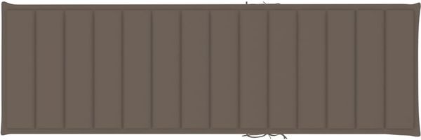 vidaXL Sonnenliege mit Taupe Auflage Imprägniertes Kiefernholz 3065827 Bild 6