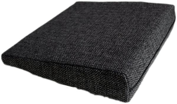 Brilliant Sitzkissen / Sitzkeil / Grobgewebt / Anthrazit / 38x38x8/2 cm, Ergonomisch