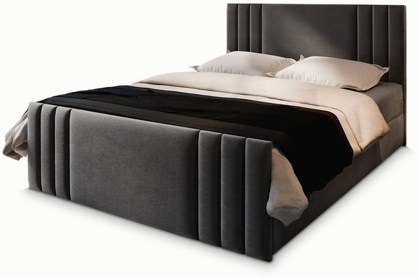 Masseno Boxbett KANES 180x200 cm mit Bonell Matratze und Topper