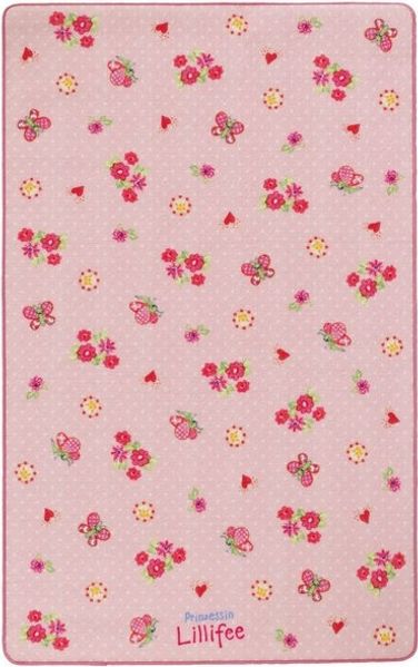 Prinzessin Lillifee Kinderteppich Prinzessin Lillifee Blumen 100x160cm, rechteckig