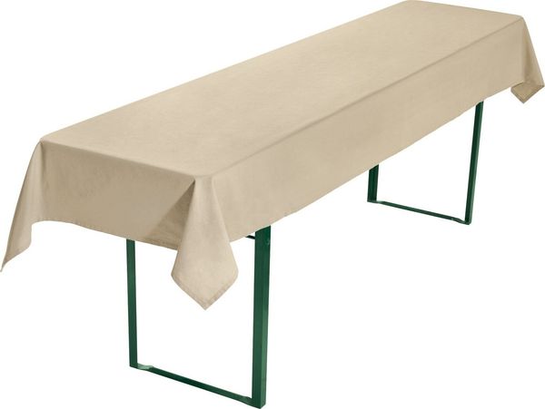 REDBEST Tischdecke Biertisch Tischdecke "Seattle", Baumwolle Uni