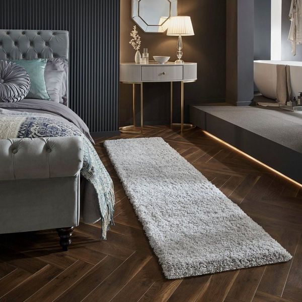 FLAIR RUGS Hochflor-Läufer Feather, rechteckig, Höhe: 40 mm