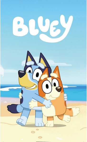 Bluey Handtücher Bluey Handtuch 30x50cm – Weiches Tuch für Kinder, 100% Baumwolle (1-St)