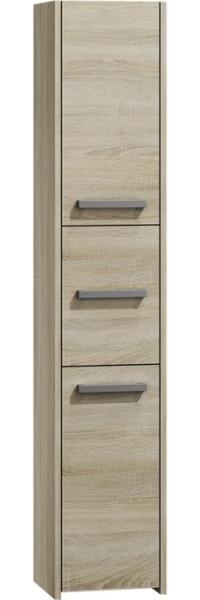ibonto Hochschrank Badezimmerschrank Eleganter platzsparender Badregal