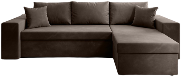 Luxusbetten24 Schlafsofa Designer Sofa Denver, mit Stauraum und Schlaffunktion