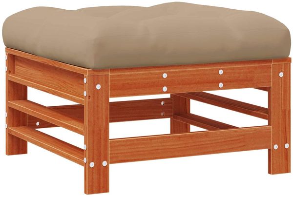 vidaXL Garten-Lounge-Set 10 pcs Wachsbraun Massives Kiefernholz 3418115 Bild 6