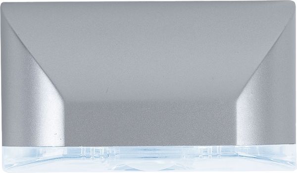 LED Wandleuchte silber, Bewegungsmelder, Dämmerungssensor