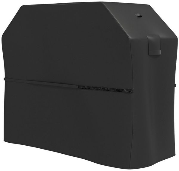 MC Star Grill-Schutzhülle Grillabdeckung BBQ Abdeckung Wetterfest Gasgrill Abdeckhaube (mit Klettverschlüssen, 600D Oxford, Schwarz, 147 x 61 x 122 cm)