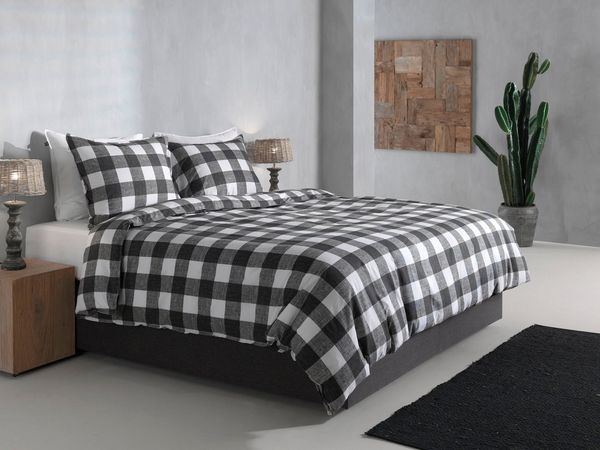 ZO HOME Bettwäsche Quattro-di-Lino, Renforcé, 1 teilig, Bettwäsche aus 100% Baumwolle, hochwertige Renforcé