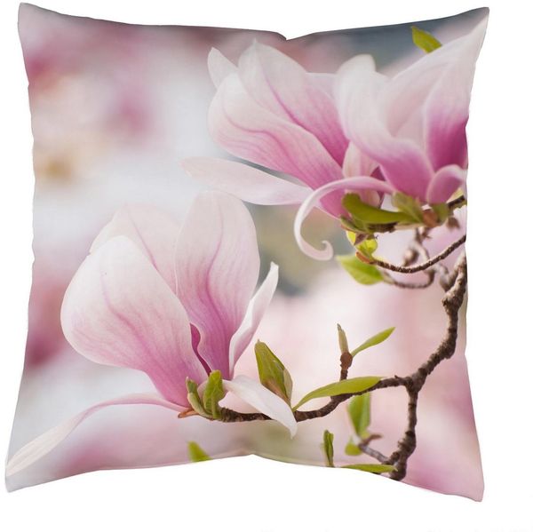 HOME WOHNIDEEN Dekokissen MAGNOLIA, Kissenhülle ohne Füllung, 1 Stück