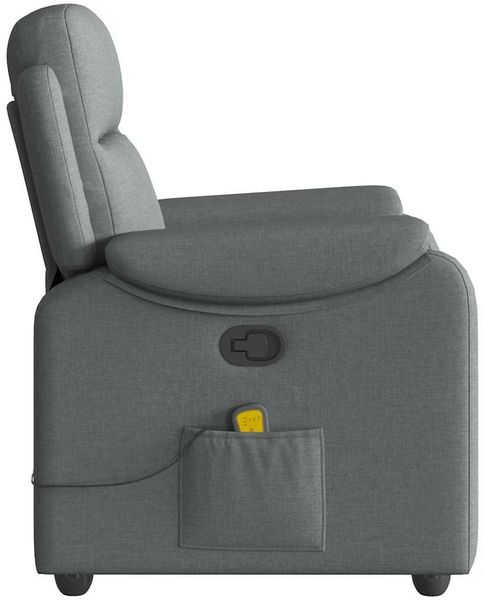 vidaXL Massagesessel Dunkelgrau Stoff 4015691 Bild 4