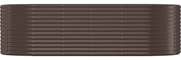 vidaXL Hochbeet Verzinkter Stahl 249x100x68 cm Braun 319065 Bild 3