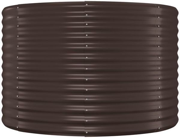 vidaXL Hochbeet Verzinkter Stahl 249x100x68 cm Braun 319065 Bild 4