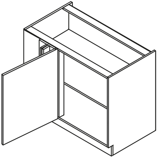 Vigo Eckunterschrank 105 cm Eiche Lancelot Matera Grau Küchenzeile Einbauküche Bild 2