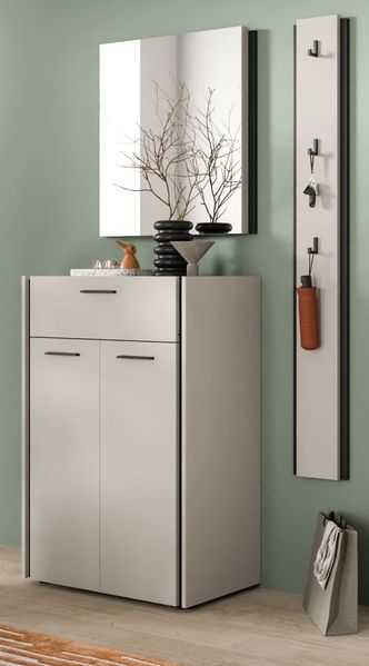 Garderobe Set 3-tlg. Nevia in kaschmir 111 cm