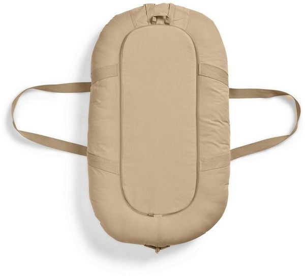 Elodie Details Babynest Kuschelnest Tragbare Babynestchen Neugeborene Kokon für Babys und Säuglinge, Waschbare Reisebett Baby Nestchen 100% Baumwoll 78x45 cm – Pure Khaki