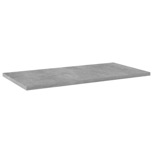 vidaXL Bücherregal-Bretter 4 Stk. Betongrau 60x30x1,5 cm Holzwerkstoff 805242