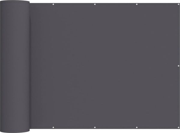 vidaXL Balkon Sichtschutz 1,2 x 15 m Stoff mit PU-Beschichtung 42036759