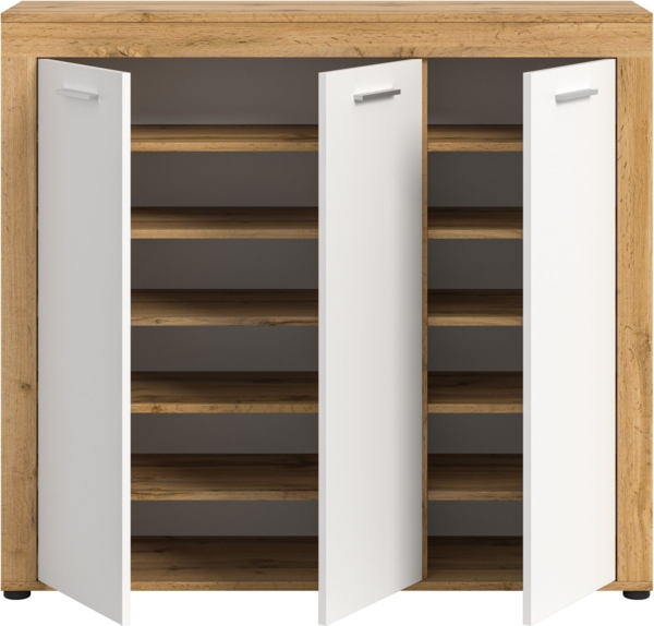 INOSIGN Schuhschrank Aosta Schuhschrank, 12 Fächer, 3 Türen, Flur, Diele Bild 3