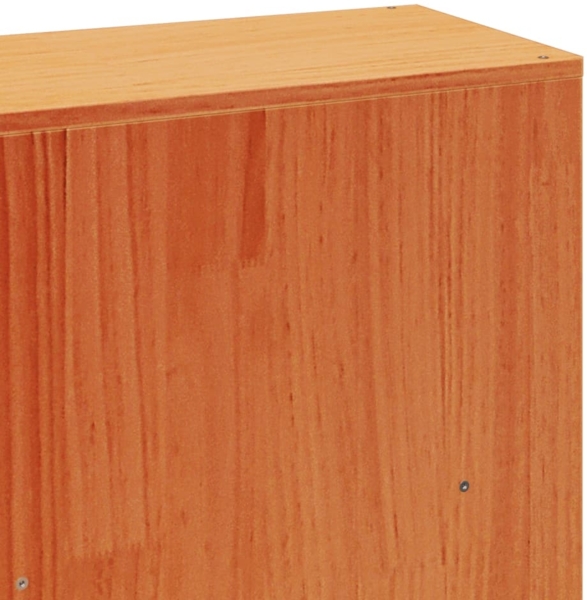 vidaXL Massivholzbett ohne Matratze Wachsbraun 180x200 cm Massivholz 3323886 Bild 9