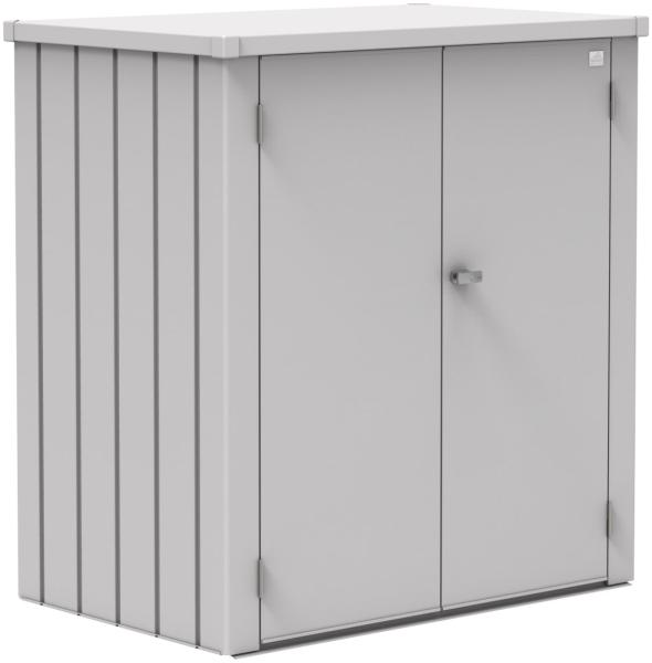 Biohort Terrassenschrank – Romeo® L: 132 x 87 x 140 (b x t x h) cm silber-metallic