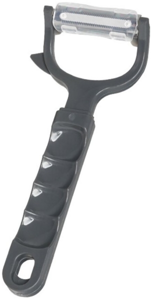 Querschäler mit ergonomischem Griff - Kunststoffgriff mit Edelstahlklinge