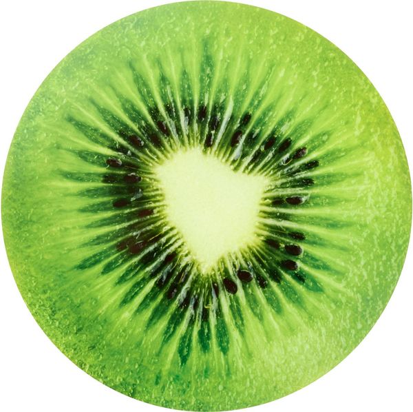 stuco Platzset Summer Fruits Kiwi, (Set, 6-St), rund
