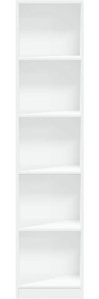 vidaXL Bücherregal Weiß 40x24x176 cm Holzwerkstoff 857792 Bild 4