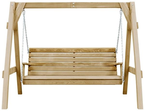 vidaXL Schaukelbank Imprägniertes Kiefernholz 205x150x157 cm 45305