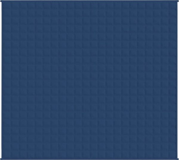 vidaXL Gewichtsdecke Stoff, 1x Gewichtsdecke, Blau, 220x230 cm, Stoff, 11 kg Bild 3