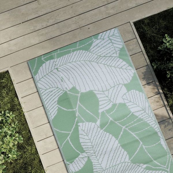 vidaXL Outdoor-Teppich ARAKIL Grün 80x150 cm PP 368581