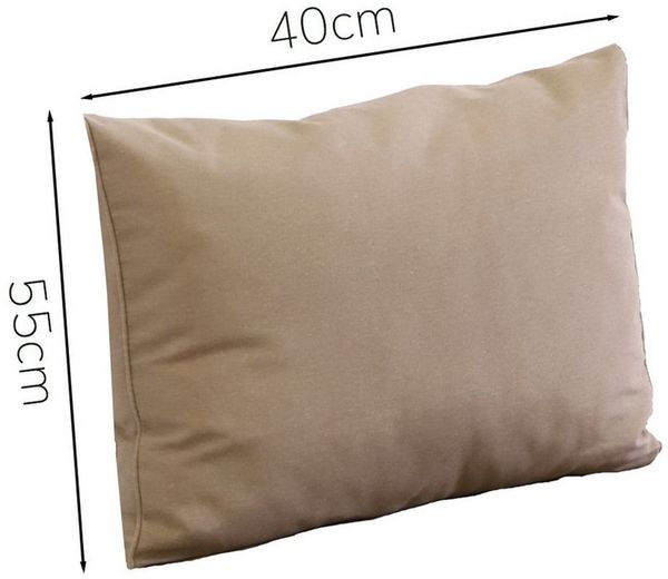Madison Polsterauflage Outdoor Rückenkissen 55x40 cm Cappuccino von Madison