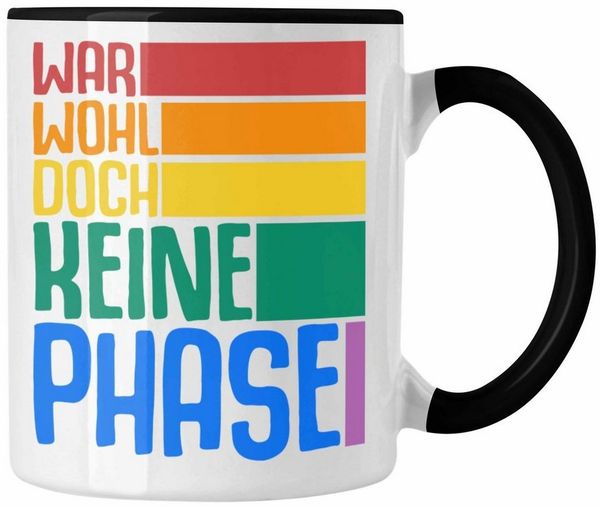 Trendation Tasse Trendation - LGBT Tasse Geschenk für Schwule Lesben Transgender Regenb