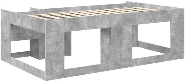 vidaXL Kinderbettgestell mit Stauraum Betongrau 80 x 200 cm 3422598 Bild 5