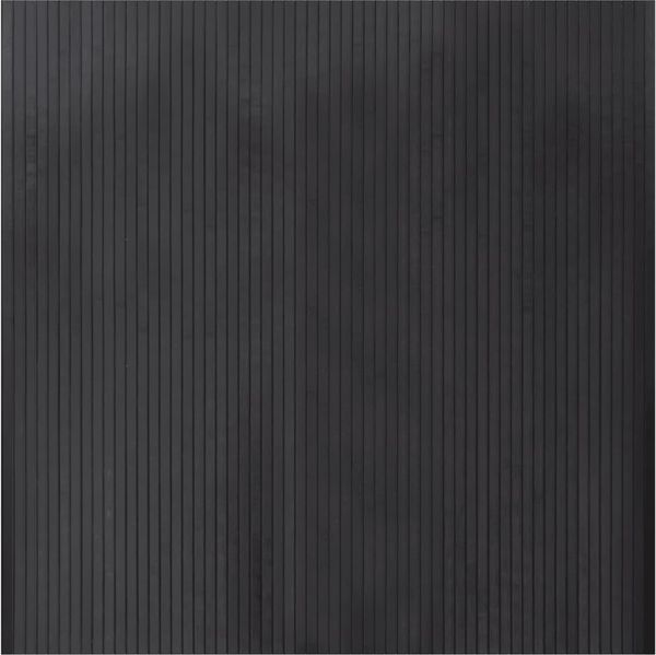 vidaXL Teppich Rechteckig Grau 100x100 cm Bambus 376802 Bild 2
