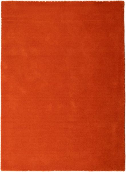 carpetfine Wollteppich Gabbeh Lola Uni, rechteckig, Höhe: 14 mm, mit natürlichem Pflanzenmaterial von Hand gewebt, auch in Rund