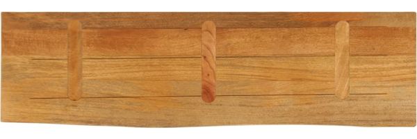 vidaXL Tischplatte mit Baumkante 120x40x2,5 cm Massivholz Mango 370542 Bild 5