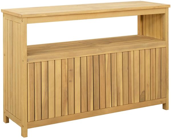 vidaXL Gartenkonsole Tisch Helles Akazienholz 110 x 35 x 75 cm 42026801 Bild 7
