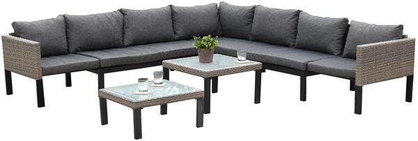Prato Lounge Set, ausziehbare Sitzfläche