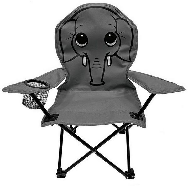 Linder Exclusiv GmbH Campingstuhl Kinder Camping-Stuhl Falt-Armlehnstuhl Kinderstuhl Stuhl Campingsessel, leichter Transport - inklusive Tragetasche