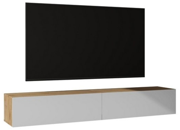 doporro TV-Board TV-schrank Fernsehschrank Low-Board TV-Tisch Wand-hängend F02 Bild 4