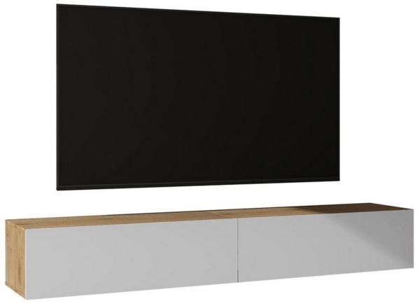 doporro TV-Board TV-schrank Fernsehschrank Low-Board TV-Tisch Wand-hängend F02 Bild 5