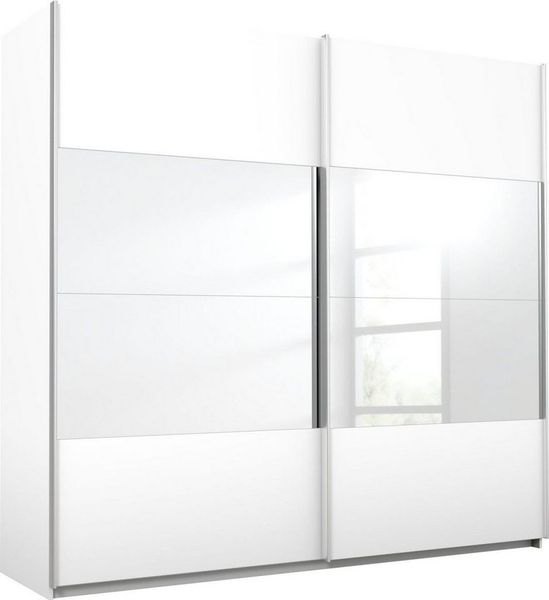 rauch Schwebetürenschrank Quadra mit Spiegelelementen