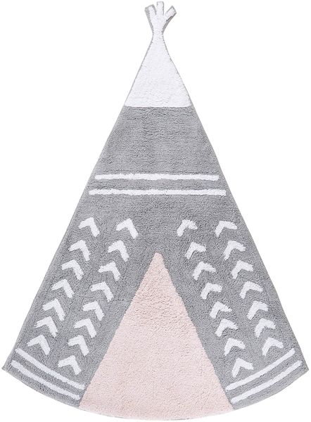 Ideenreich 2401 Teppich100% Baumwolle maschinenwaschbar, 120x160 cm, rosa