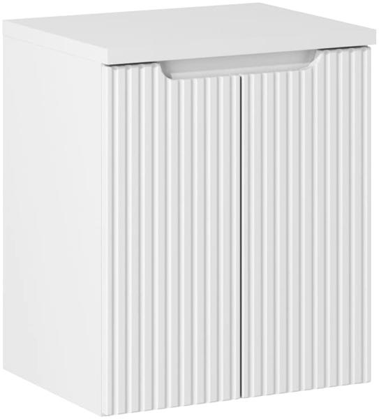 Waschtischunterschrank 50cm, weiß, NEWPORT-56-WHITE