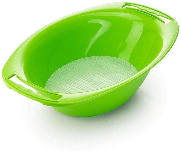 Börner Auffangbehälter Auffangschale oval mit Sieb für Börner V5 und V6