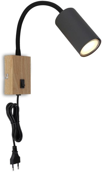 Wandleuchte Innen Wandlampe mit Schalter Wohnzimmer Schlafzimmer Leselampe